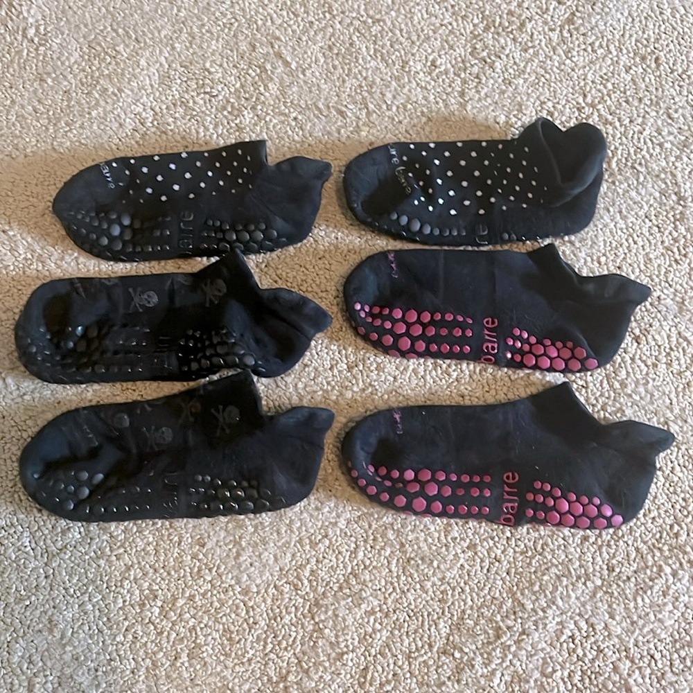 Sticky socks 3 pair size small